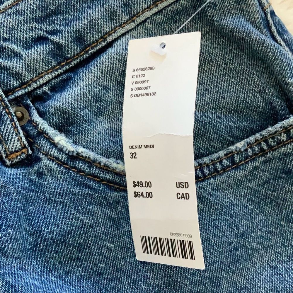 BDG Urban Outfitters Denim Midi Jeans Size 32 - Picture 5 of 7